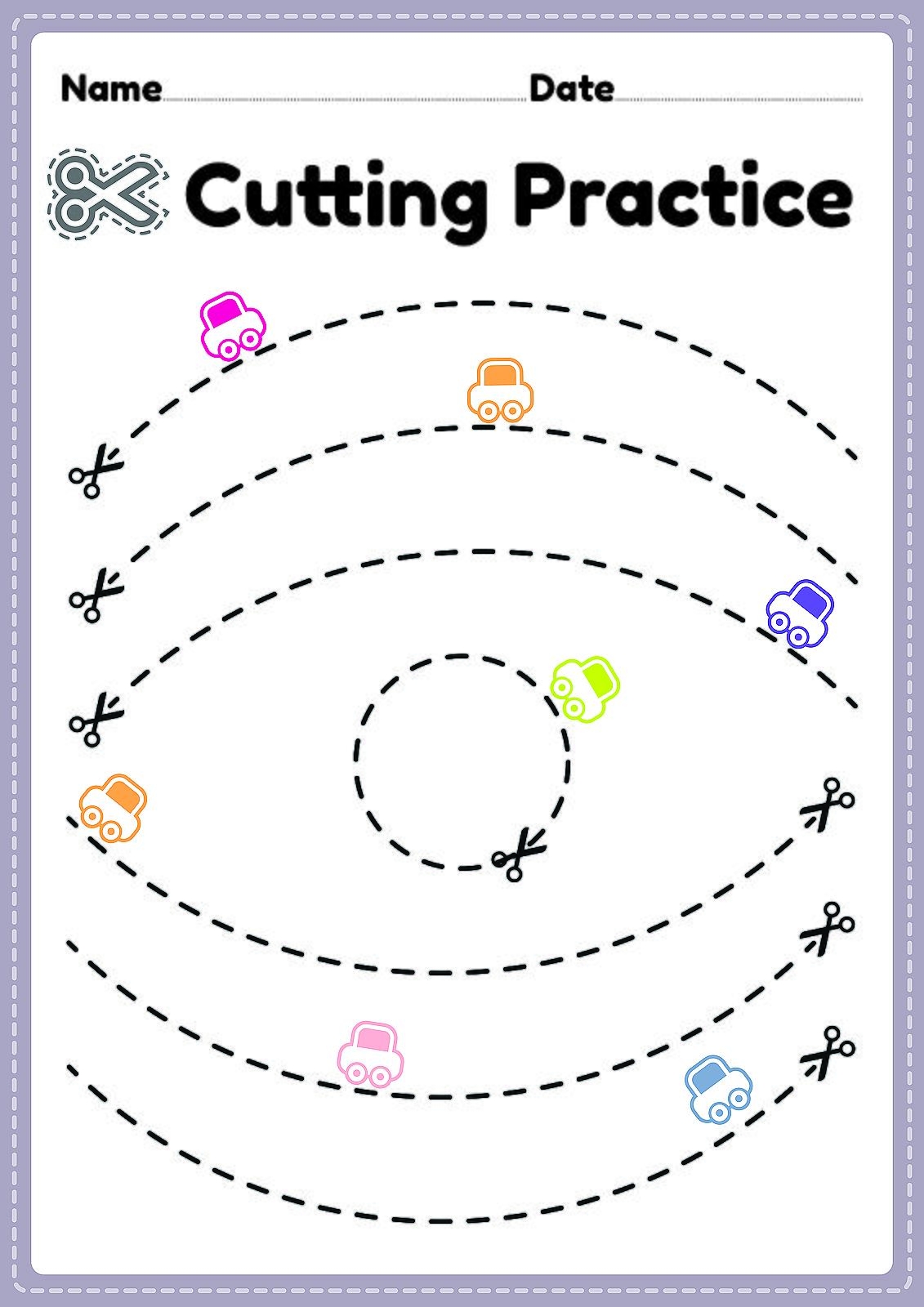 Printable Cutting Practice Worksheets