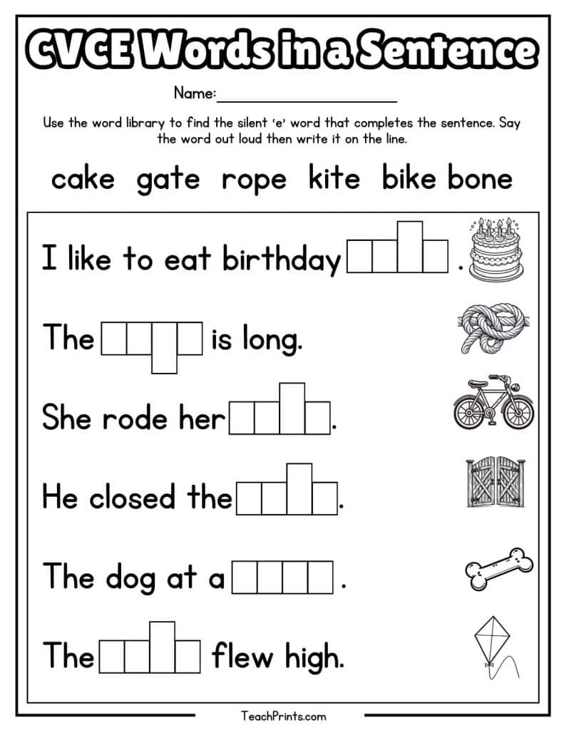 CVCE Worksheets 9 Free PDF Printables Teach Prints CVCE Worksheets 9 Free PDF Printables Teach Prints