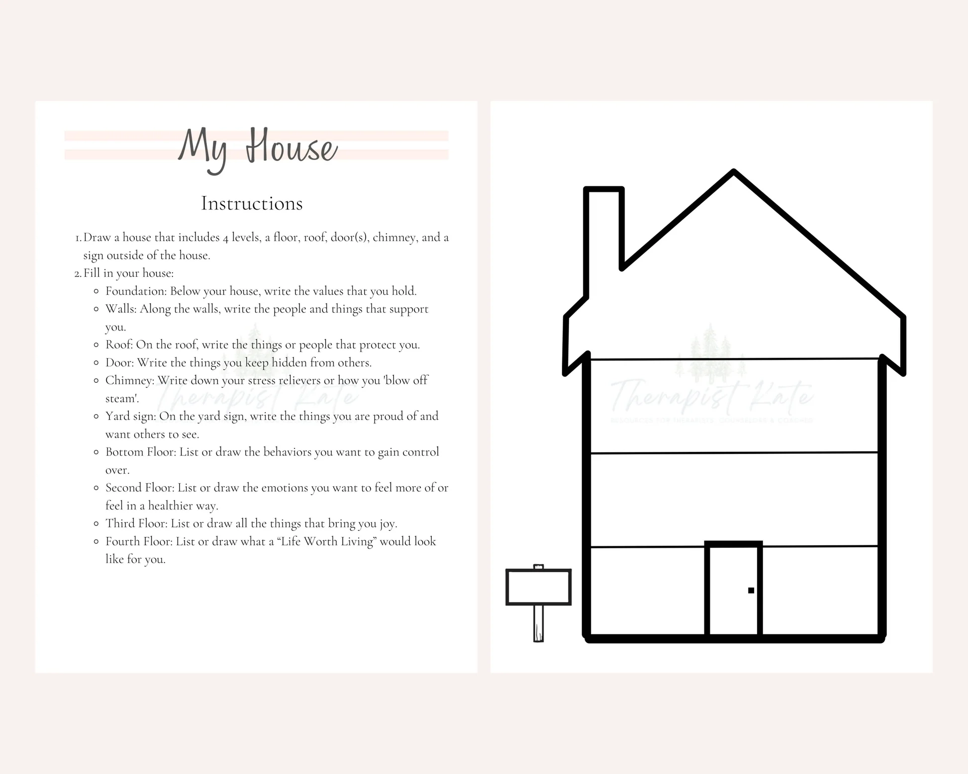 DBT House Worksheet Download amp Enhance Your DBT Practice DBT House Worksheet Download amp Enhance Your DBT Practice