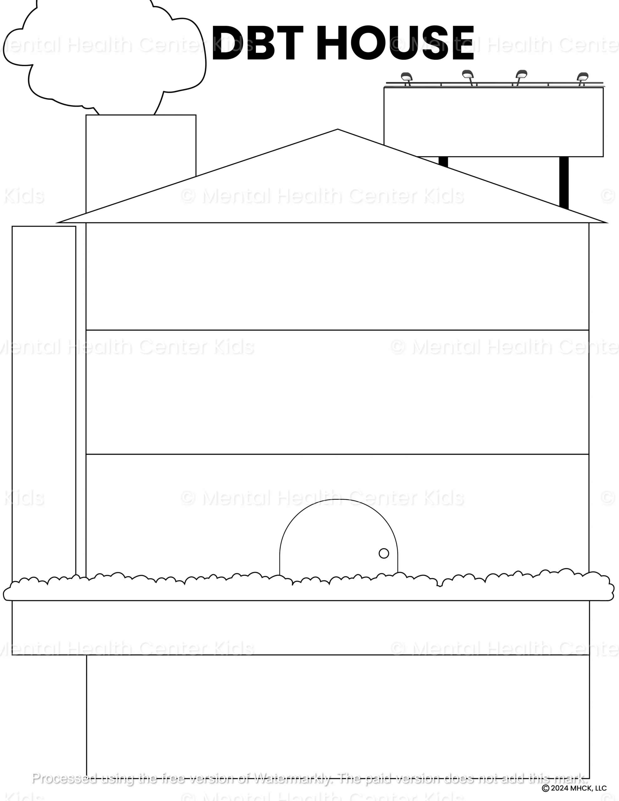 DBT House Worksheet DBT House Worksheet