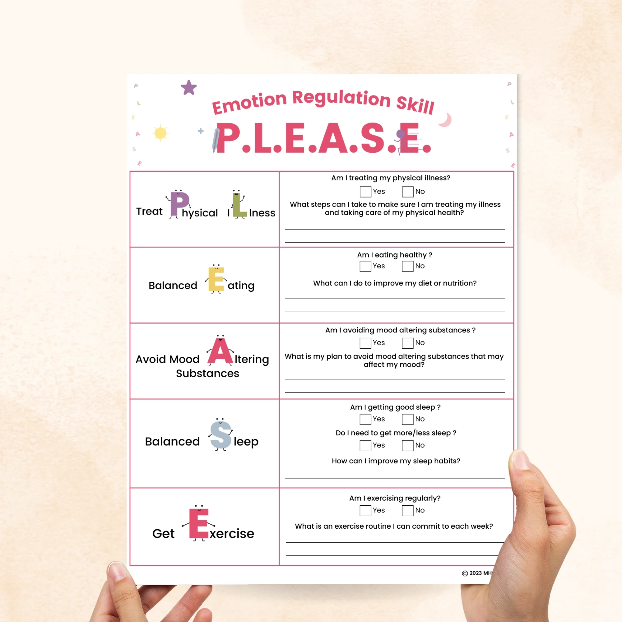 Free Printable Emotional Regulation Worksheets For Adults Free Printable Emotional Regulation Worksheets For Adults