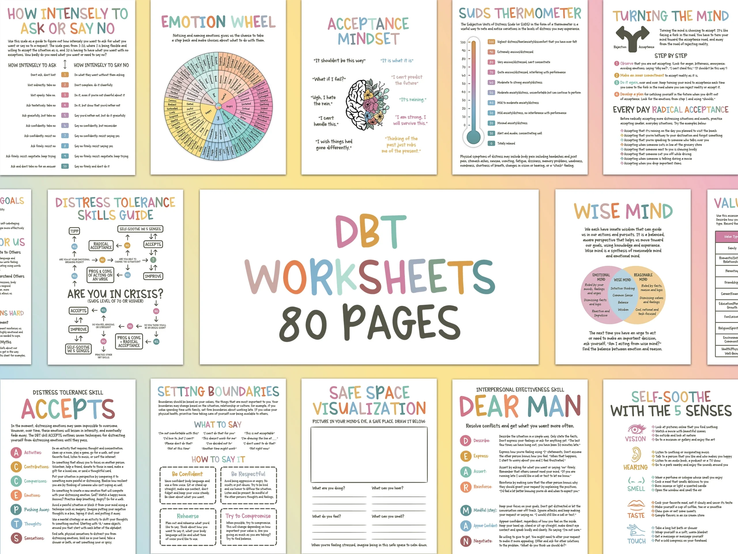 DBT Worksheets DBT Worksheets