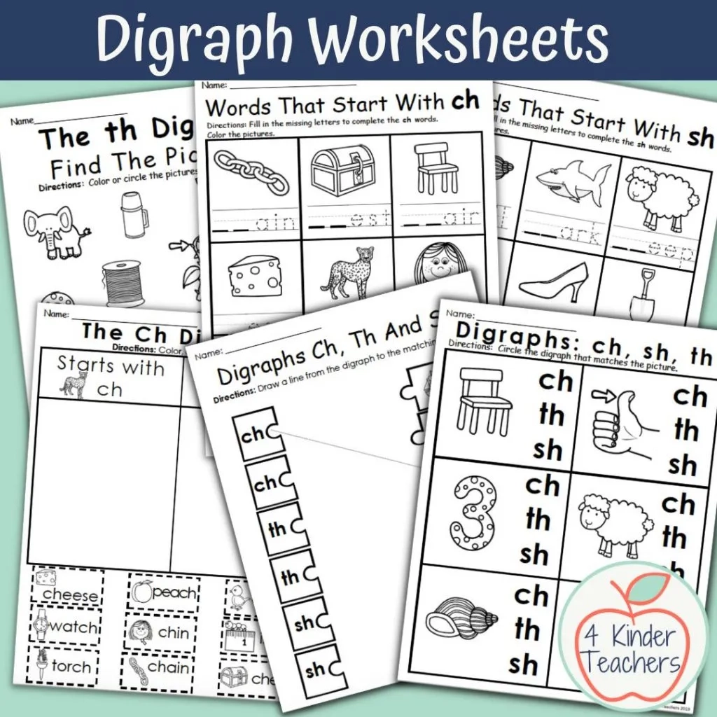 Digraphs Worksheets Free Printables Digraphs Worksheets Free Printables