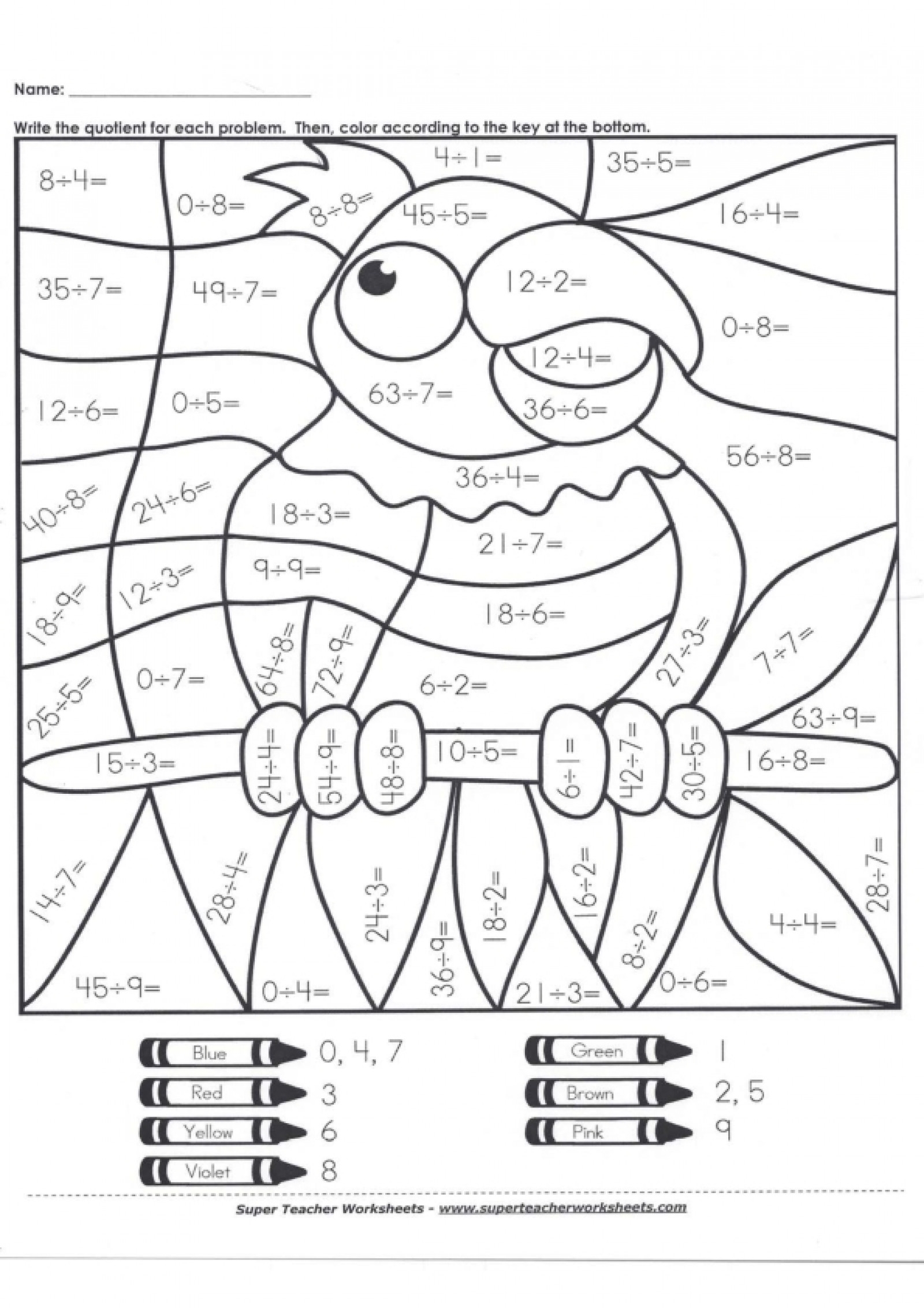 Math Coloring Worksheets Printable Math Coloring Worksheets Printable