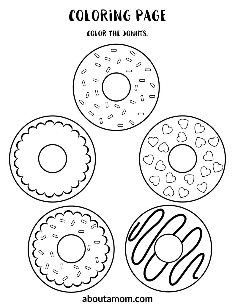 Donut Printable Activity Book About A Mom Donut Printable Activity Book About A Mom