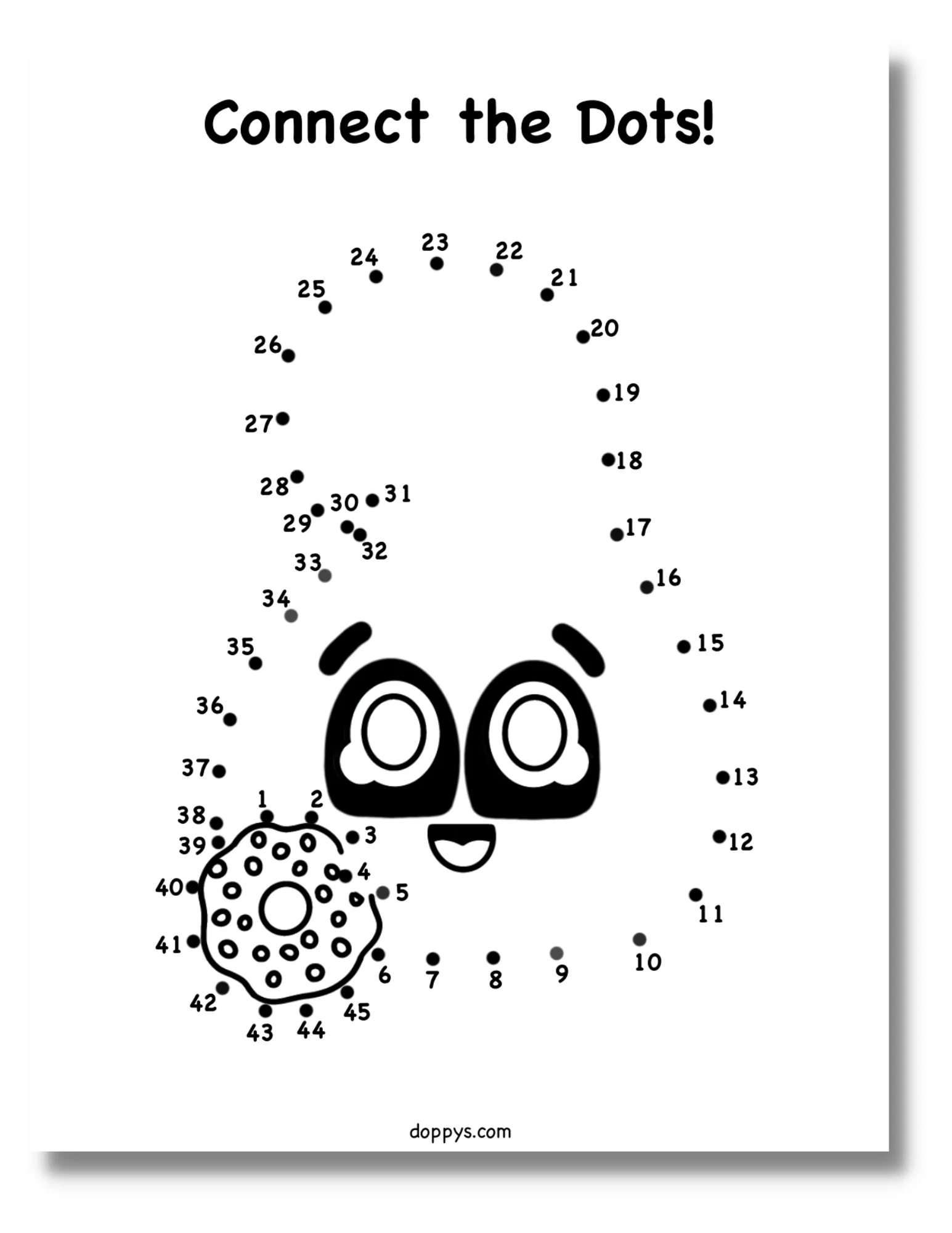 Printable Dot To Dot Worksheets Printable Dot To Dot Worksheets