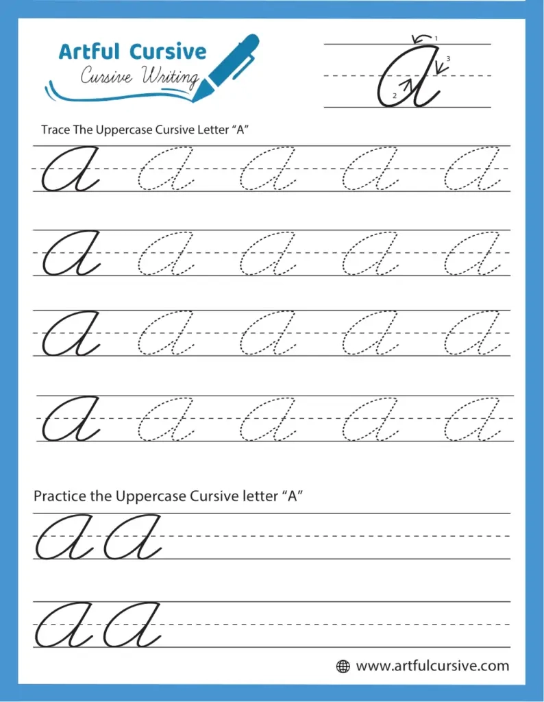 Download Free Printable Cursive Writing Worksheets Artful Cursive Download Free Printable Cursive Writing Worksheets Artful Cursive