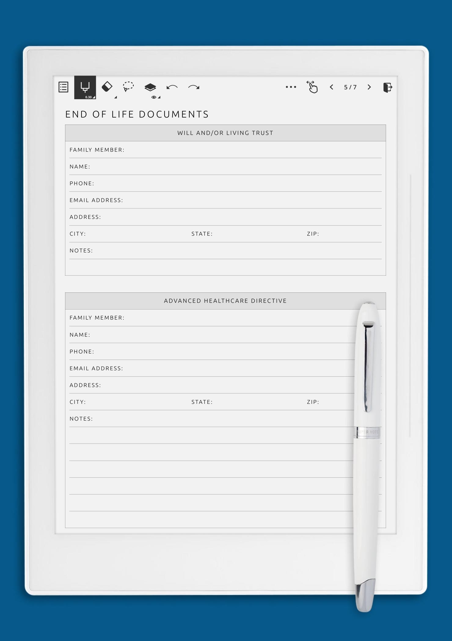 Printable End Of Life Planning Worksheet Printable End Of Life Planning Worksheet