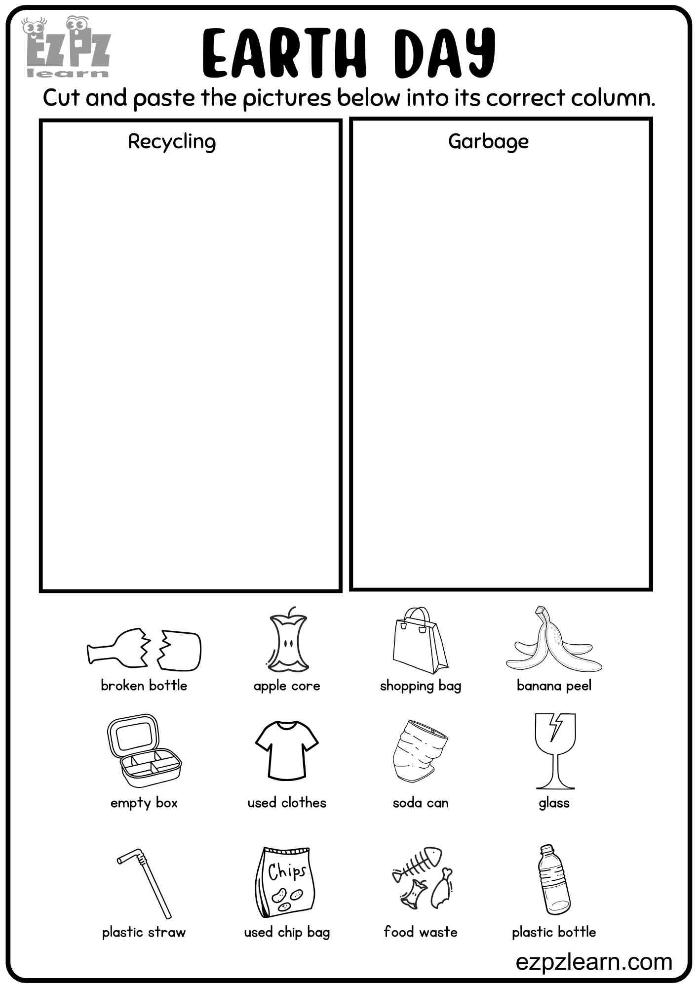 Earth Day Printable Worksheets Earth Day Printable Worksheets