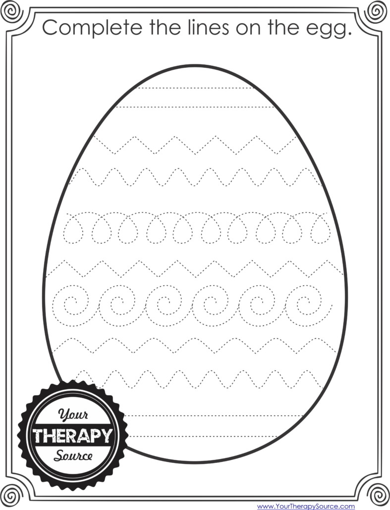 Easter Eggs Free Printables Your Therapy Source