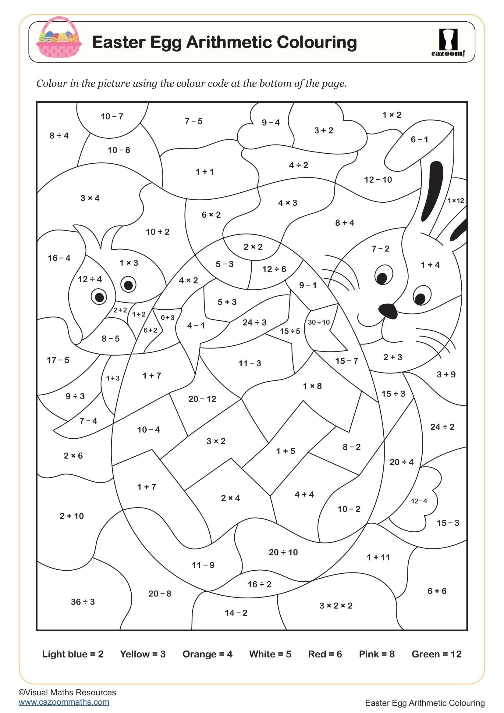 Easter Maths Worksheets Printable PDF Easter Maths Worksheets Easter Maths Worksheets Printable PDF Easter Maths Worksheets