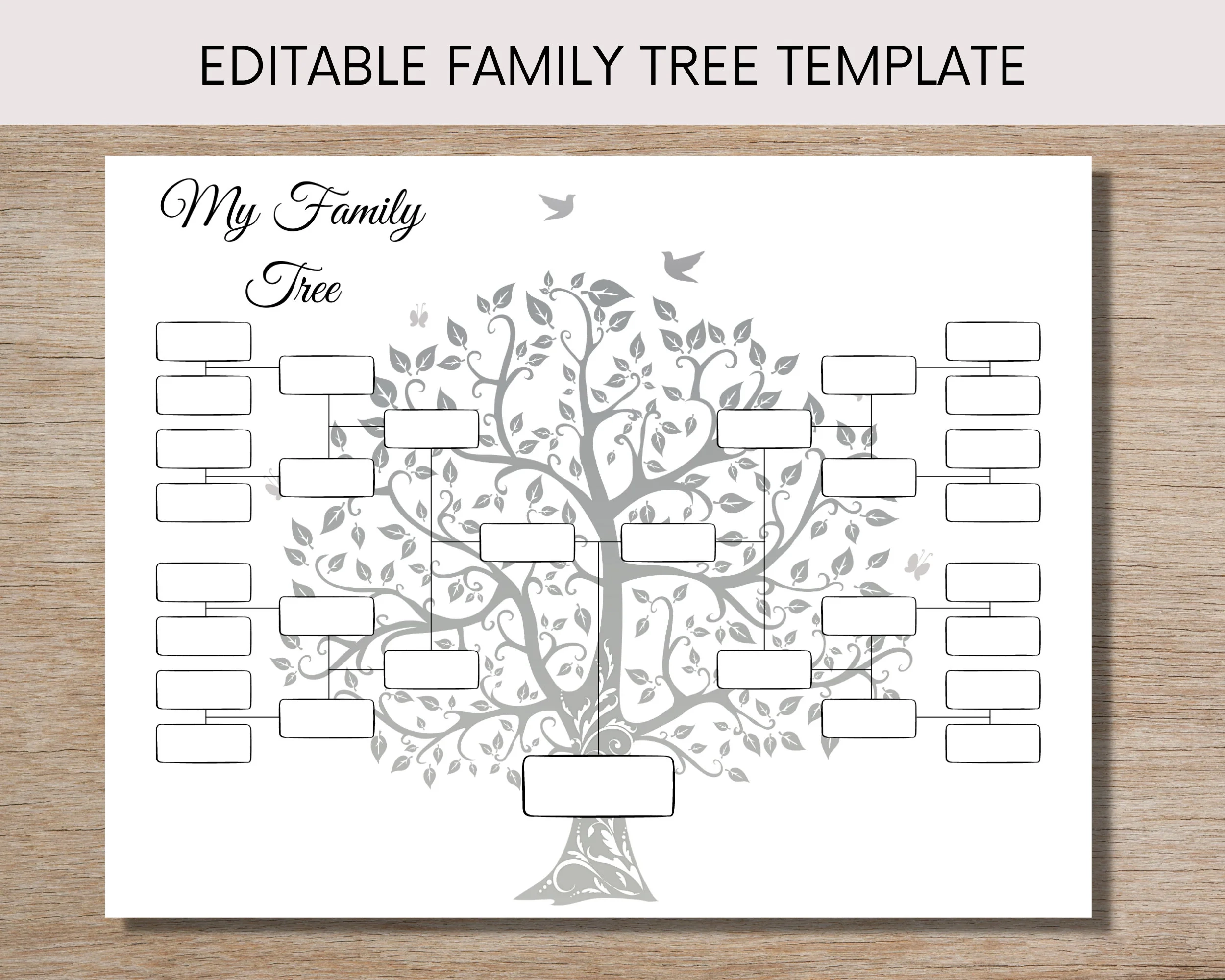 Printable Family Tree Worksheet