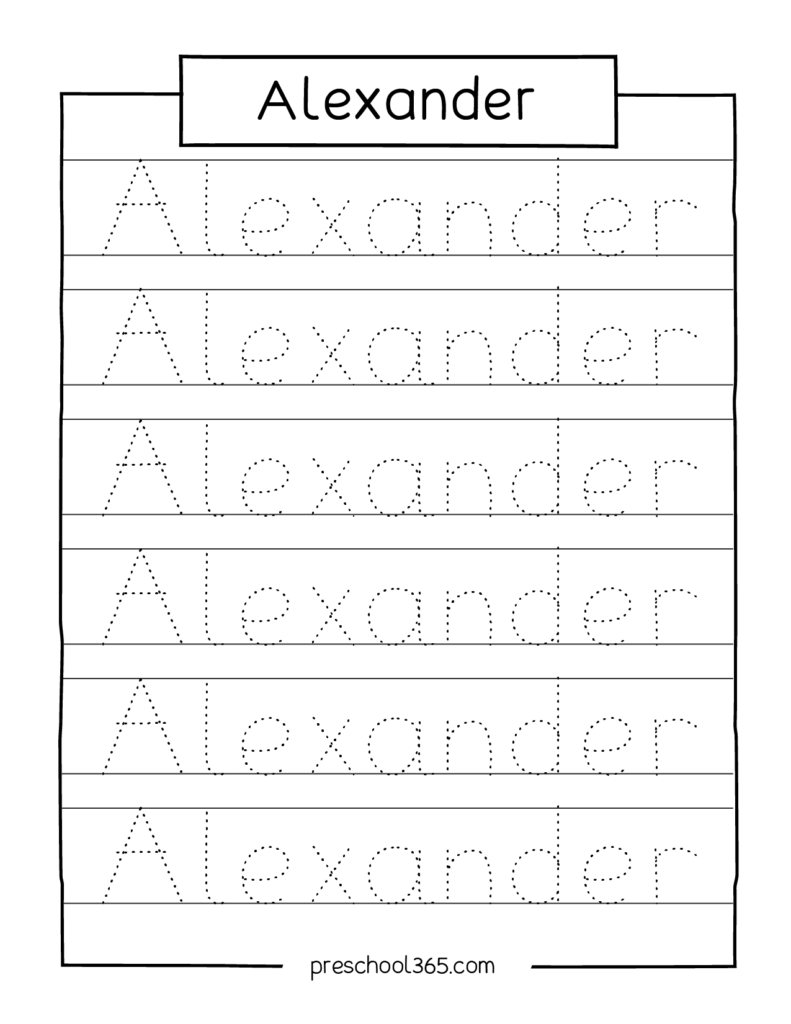 Elijah Alexander Malik Ajani Hannah Selena Saliha Preschool Name Elijah Alexander Malik Ajani Hannah Selena Saliha Preschool Name
