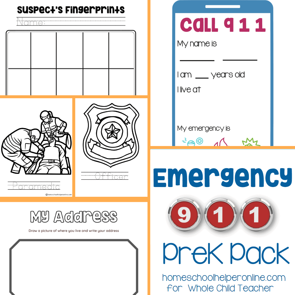Emergency 911 Preschool Pack Community Helpers Worksheets Library Emergency 911 Preschool Pack Community Helpers Worksheets Library
