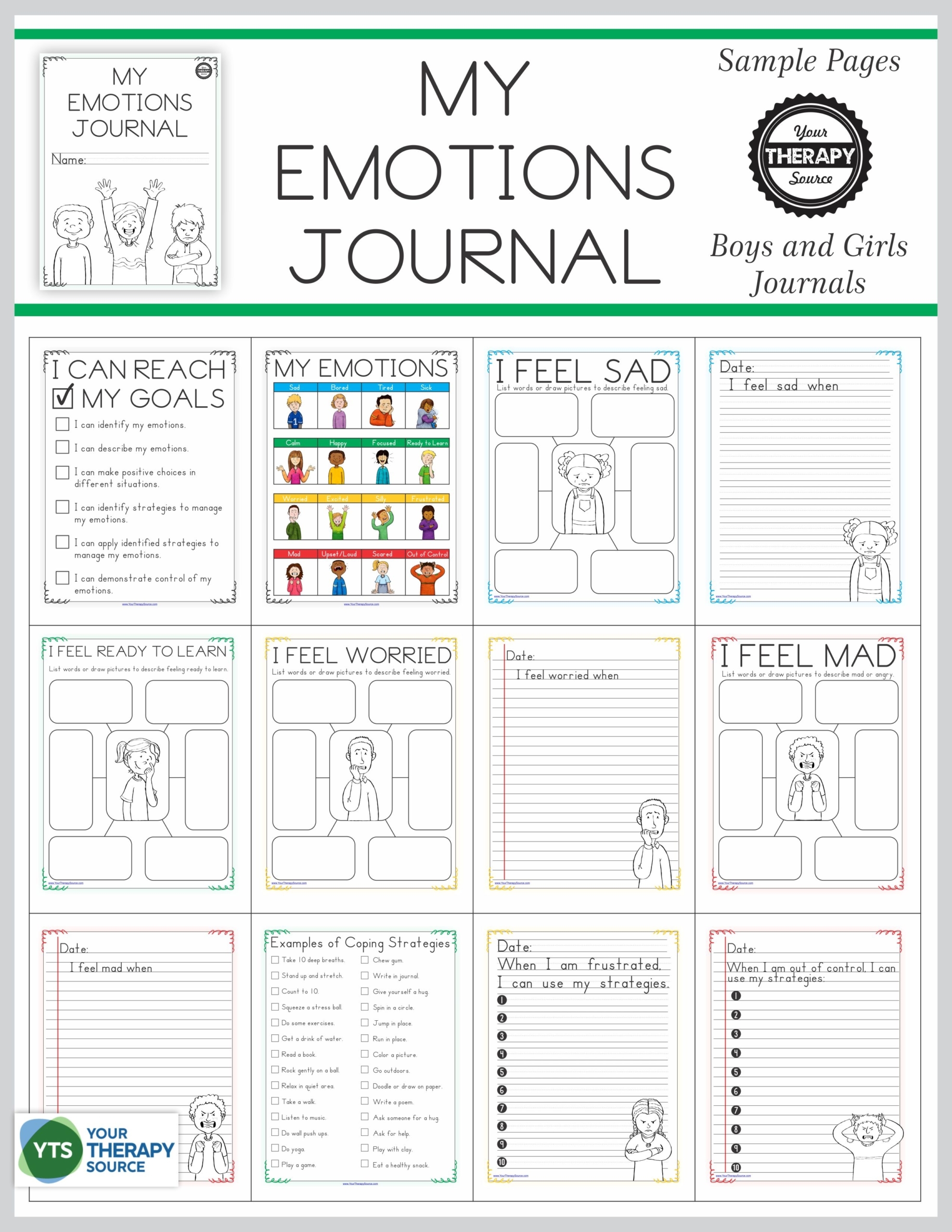 Emotion Regulation Worksheet PDF Packet FREE Your Therapy Emotion Regulation Worksheet PDF Packet FREE Your Therapy