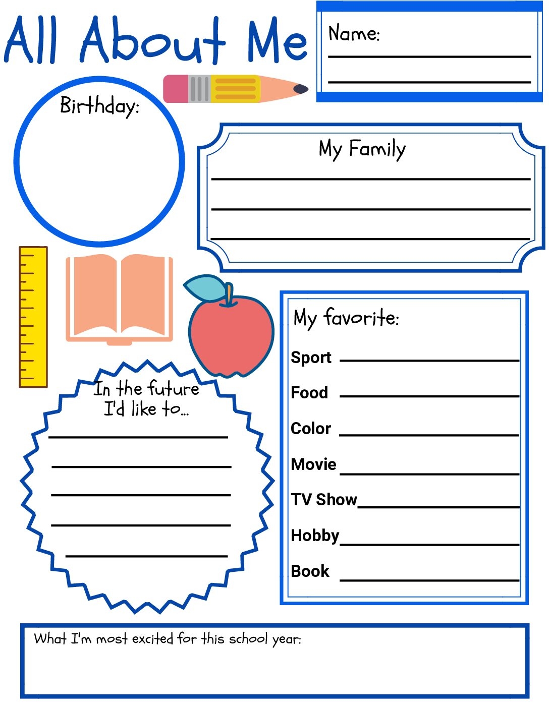 English EFL Worksheet All About Me Language Advisor English EFL Worksheet All About Me Language Advisor