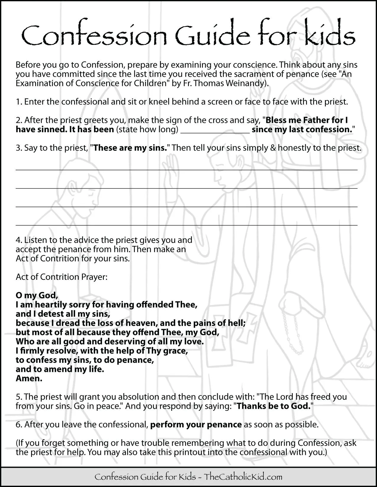 Examination Of Conscience For Children TheCatholicKid Examination Of Conscience For Children TheCatholicKid