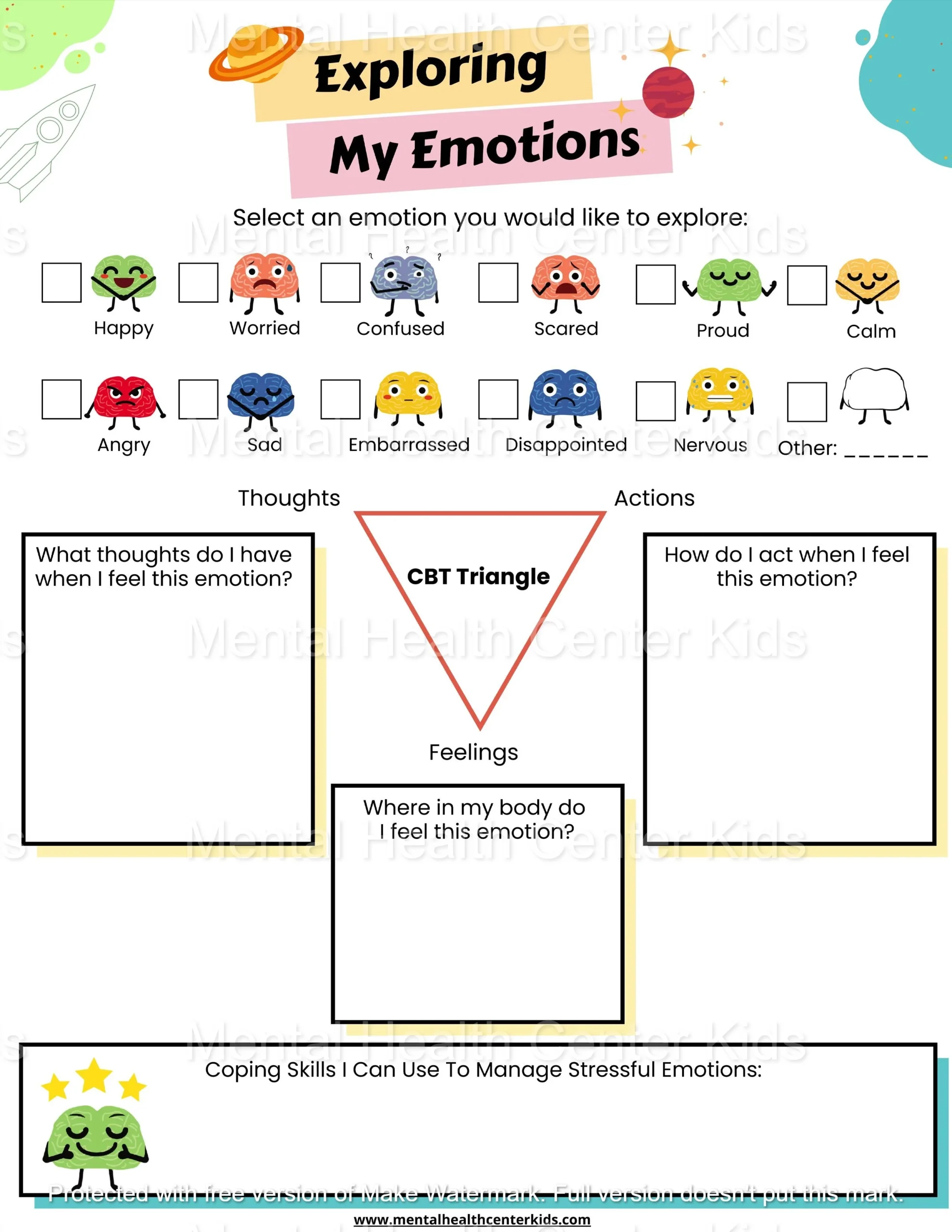 Emotions Printable Worksheets Emotions Printable Worksheets
