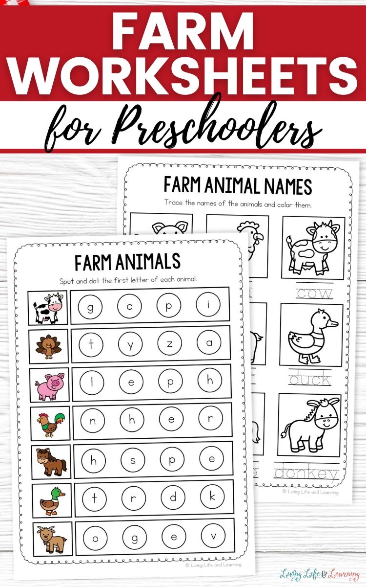 Free Printable Farm Worksheets For Preschoolers Free Printable Farm Worksheets For Preschoolers