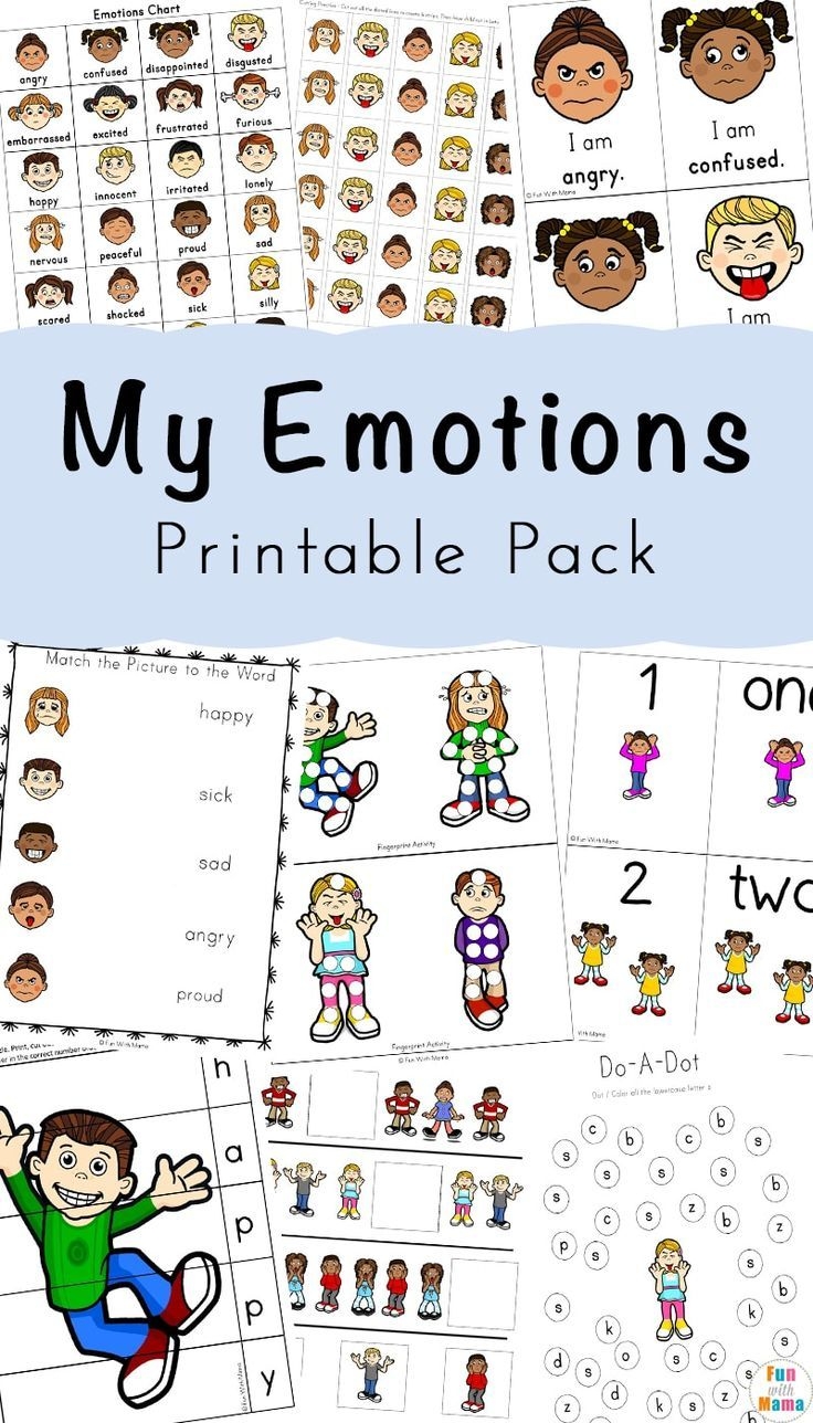 Free Printable Emotion Worksheets Free Printable Emotion Worksheets