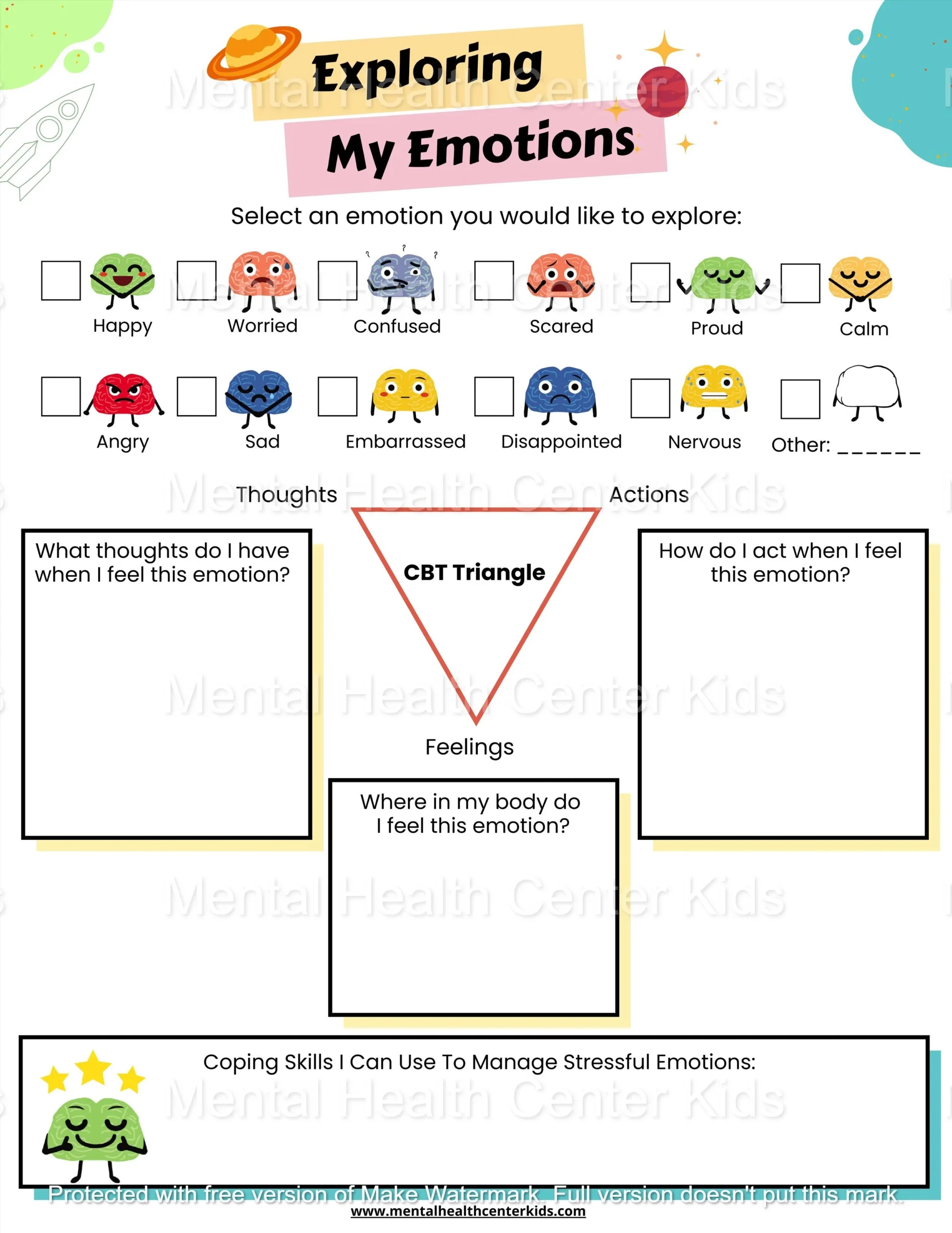 Free Printable Emotional Regulation Worksheets Free Printable Emotional Regulation Worksheets