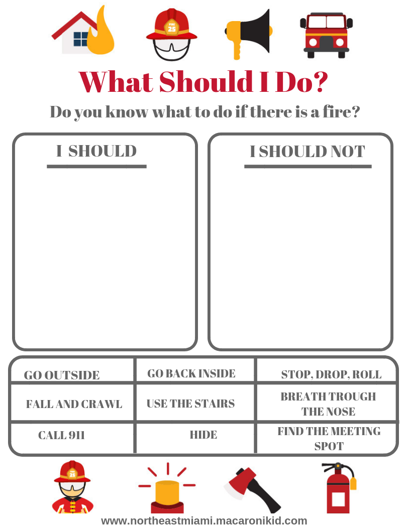Fire Safety Focused Worksheets For Kids TeachersMag Fire Safety Focused Worksheets For Kids TeachersMag