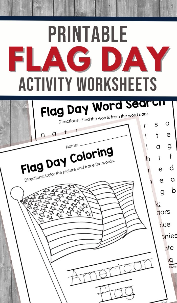 Flag Day Worksheets 3 Boys And A Dog Flag Day Worksheets 3 Boys And A Dog