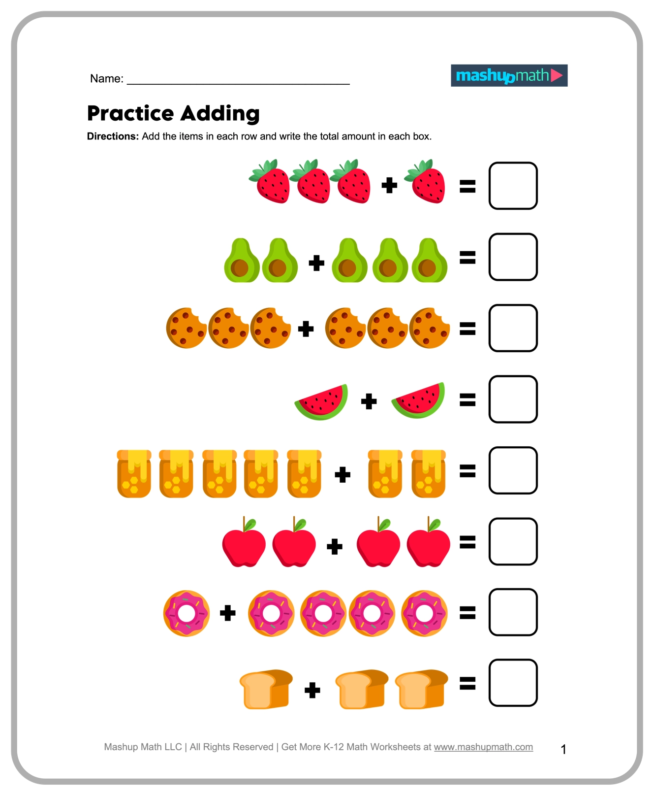 Printable Math Worksheets 1st Grade Printable Math Worksheets 1st Grade