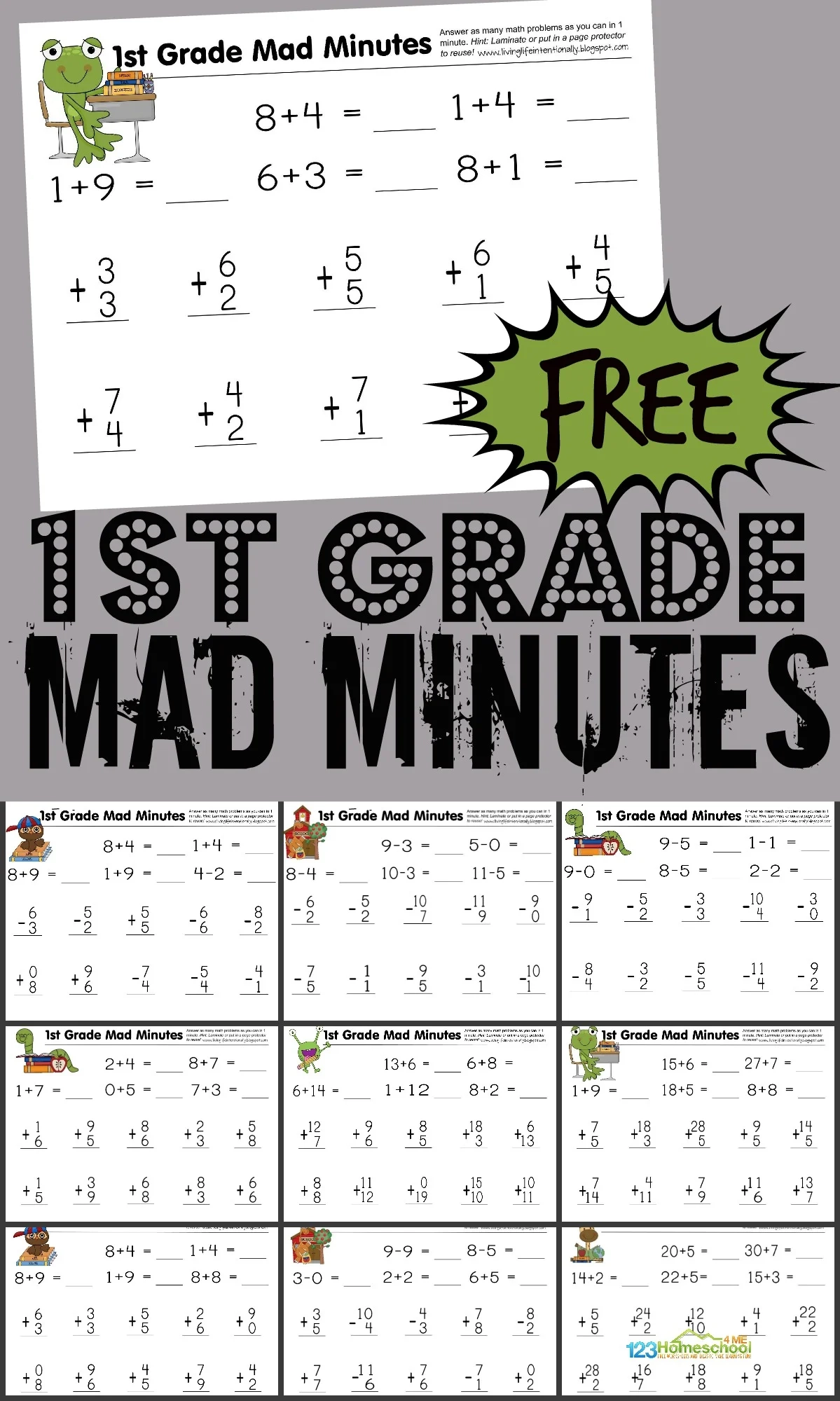 Free Printable Worksheets For 1st Grade Free Printable Worksheets For 1st Grade