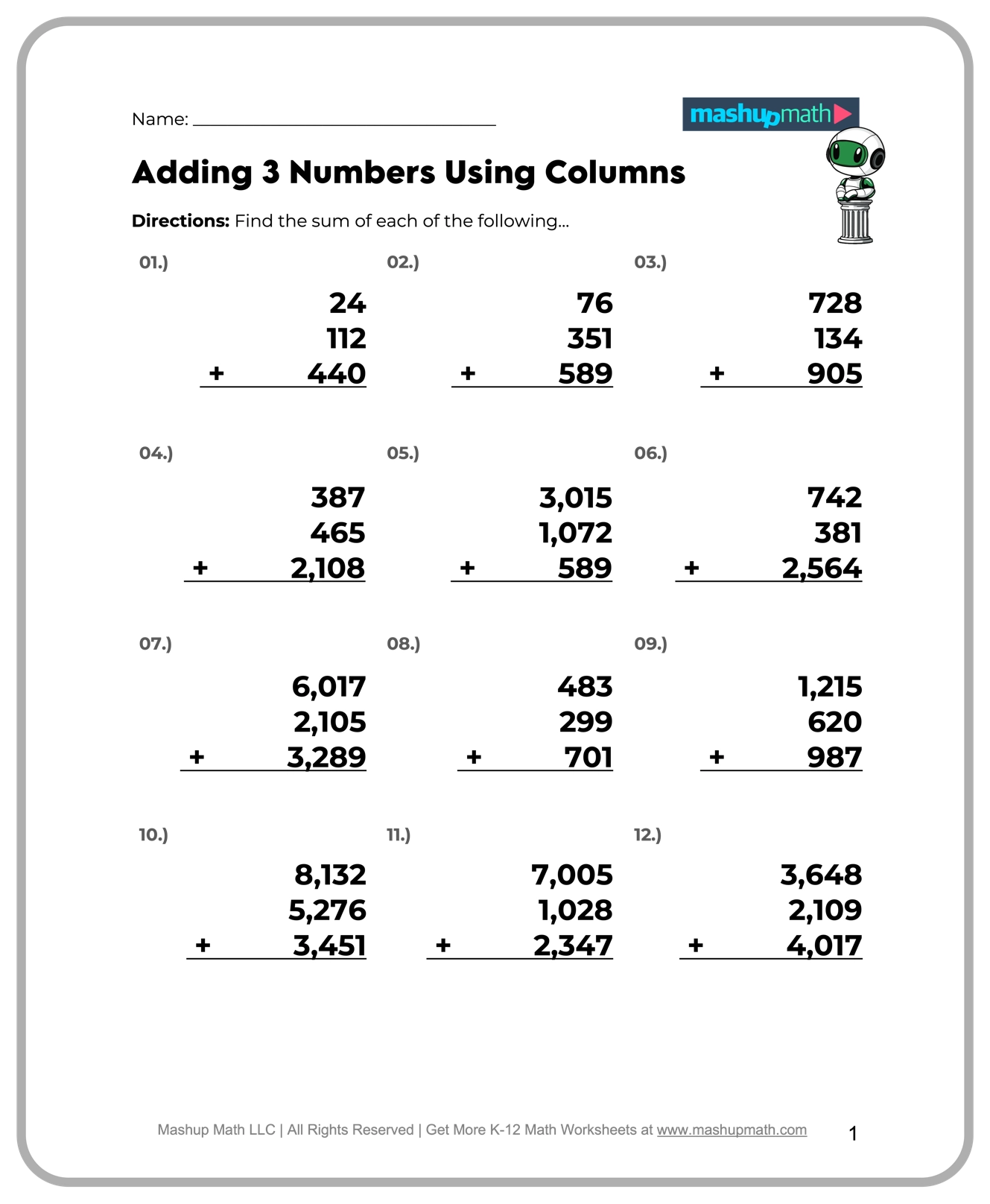 Free 5th Grade Math Worksheets Printable W Answers Mashup Math Free 5th Grade Math Worksheets Printable W Answers Mashup Math