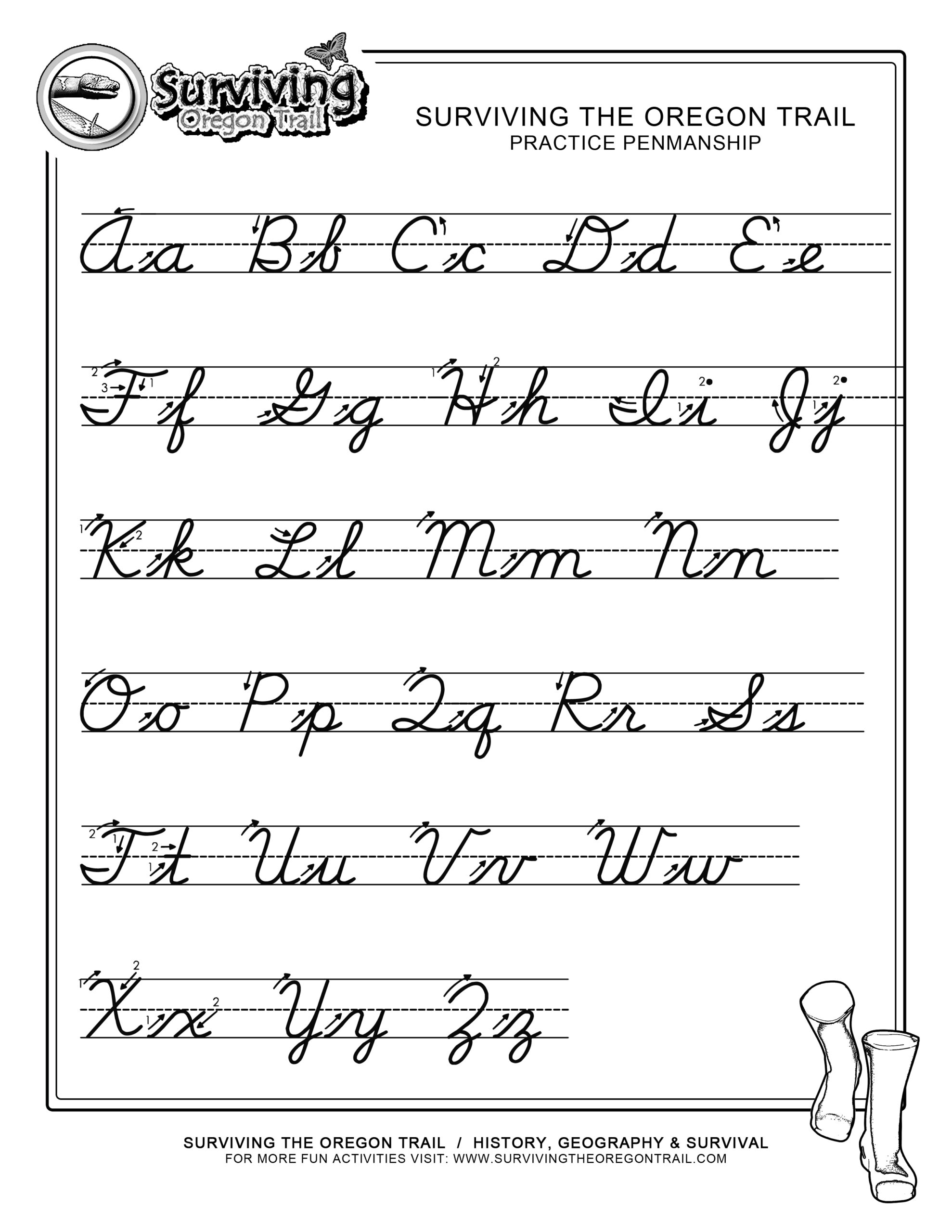 Cursive Worksheets Printable Free Cursive Worksheets Printable Free