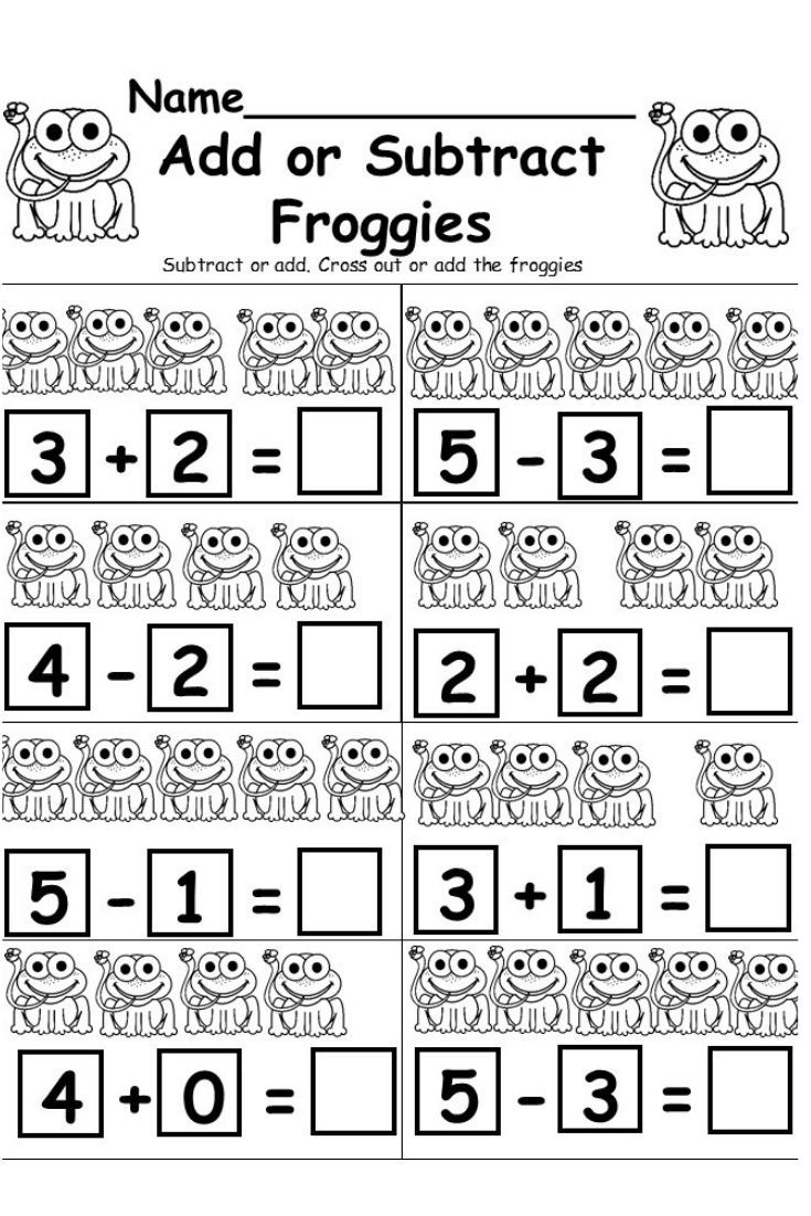 Subtraction Worksheets For Kindergarten Printable Free Subtraction Worksheets For Kindergarten Printable Free