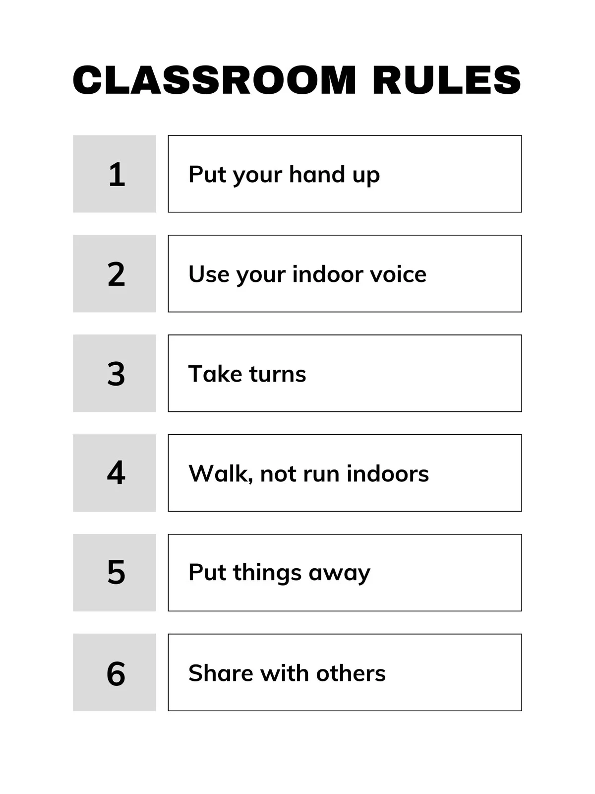 Free And Customizable House Rules Templates Free And Customizable House Rules Templates