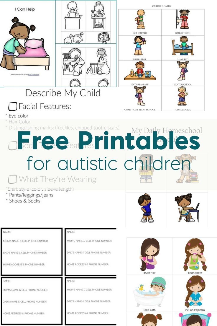 Free Autism Printables Library Visual Schedules Worksheets Free Autism Printables Library Visual Schedules Worksheets