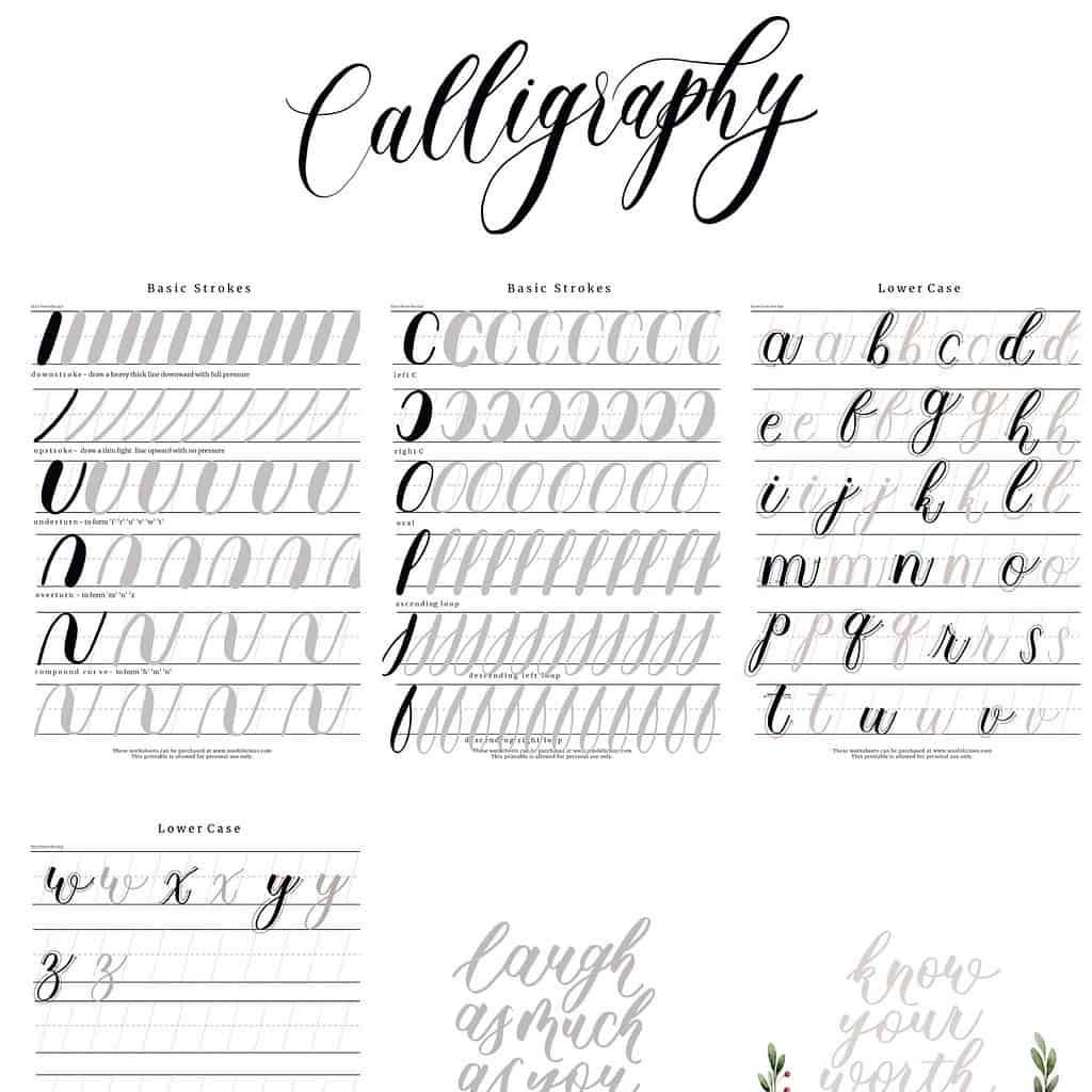 Free Calligraphy Worksheet Free Download Free Calligraphy Free Calligraphy Worksheet Free Download Free Calligraphy