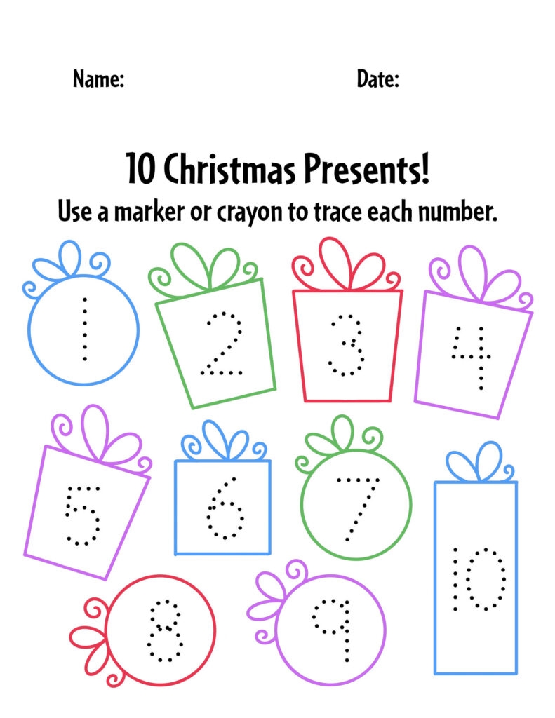 Free Preschool Christmas Worksheets Printables Free Preschool Christmas Worksheets Printables