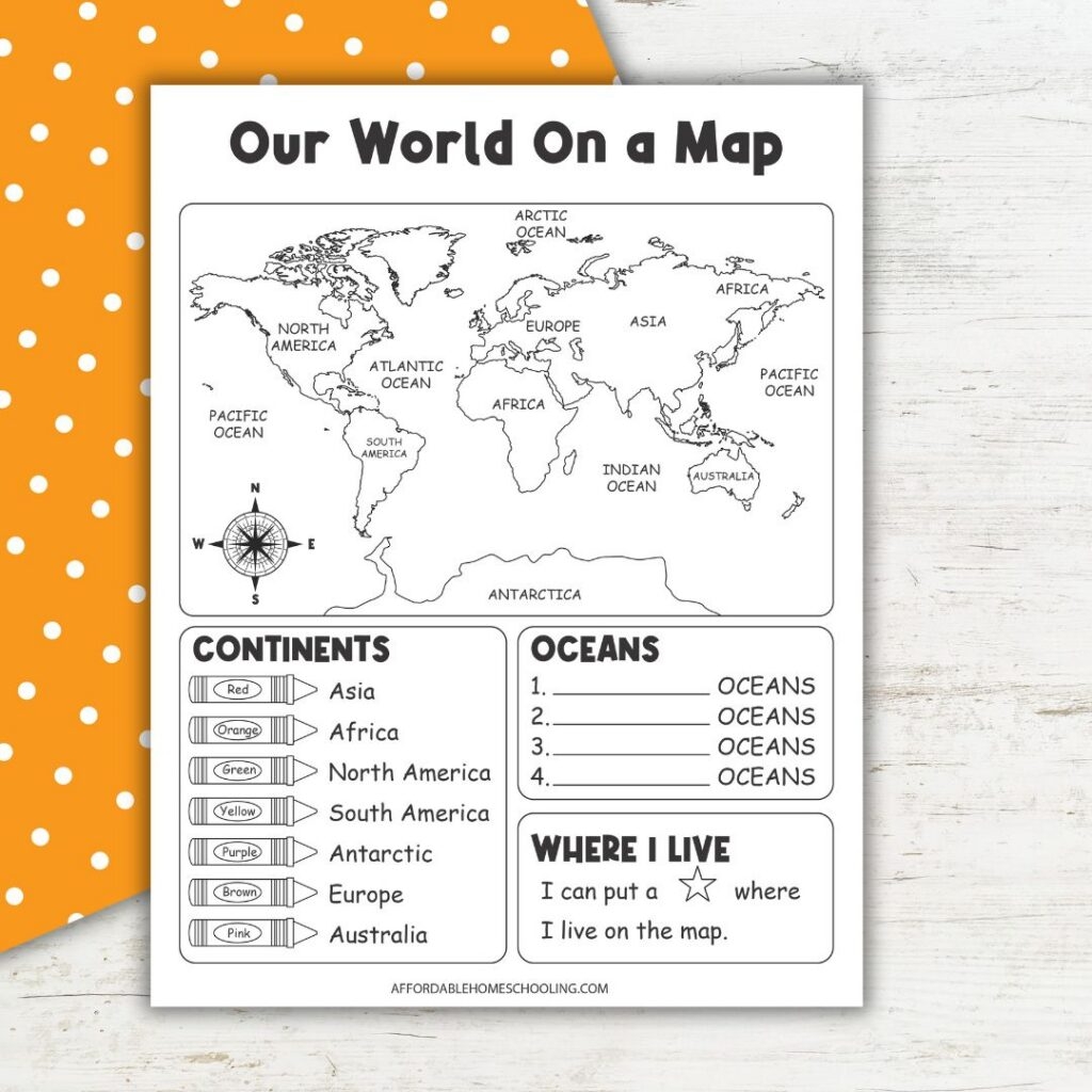 Free Printable Continents Worksheet Free Printable Continents Worksheet