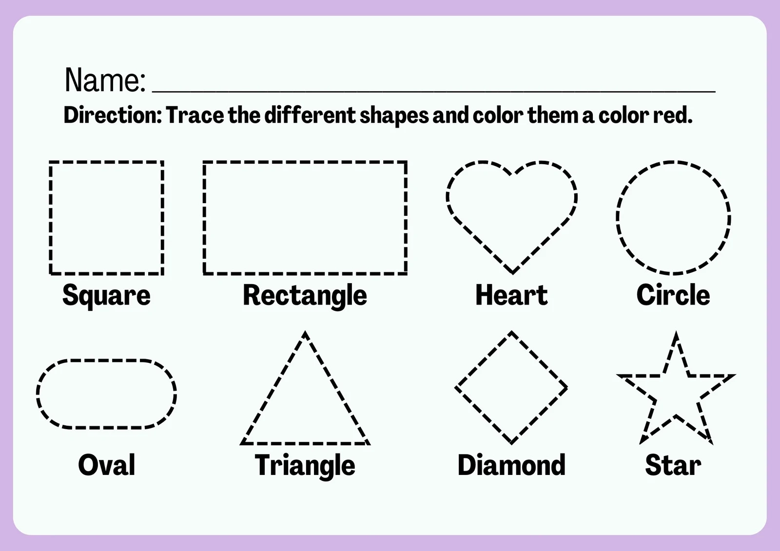 Free Custom Printable Preschool Worksheet Templates Canva Free Custom Printable Preschool Worksheet Templates Canva