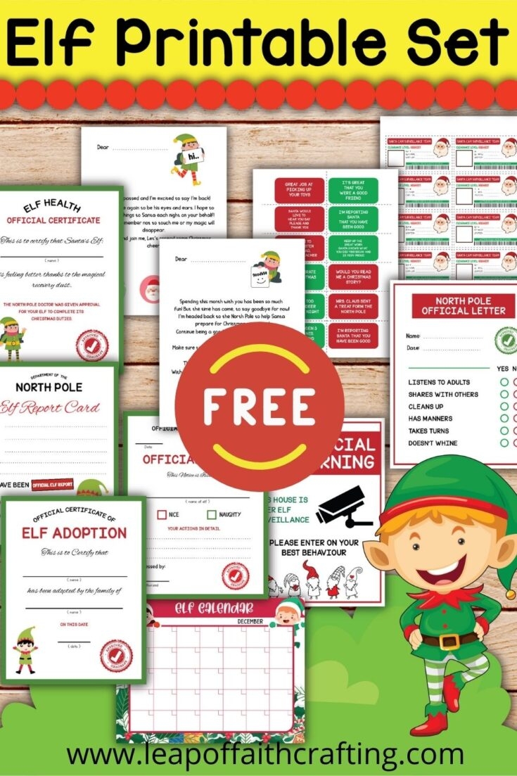 FREE Elf On The Shelf Printables To Get Started Leap Of Faith FREE Elf On The Shelf Printables To Get Started Leap Of Faith