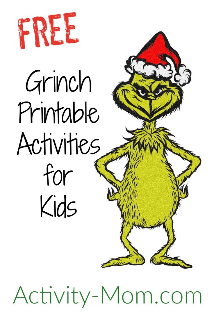 Free Grinch Printable Activities For Kids The Activity Mom Free Grinch Printable Activities For Kids The Activity Mom