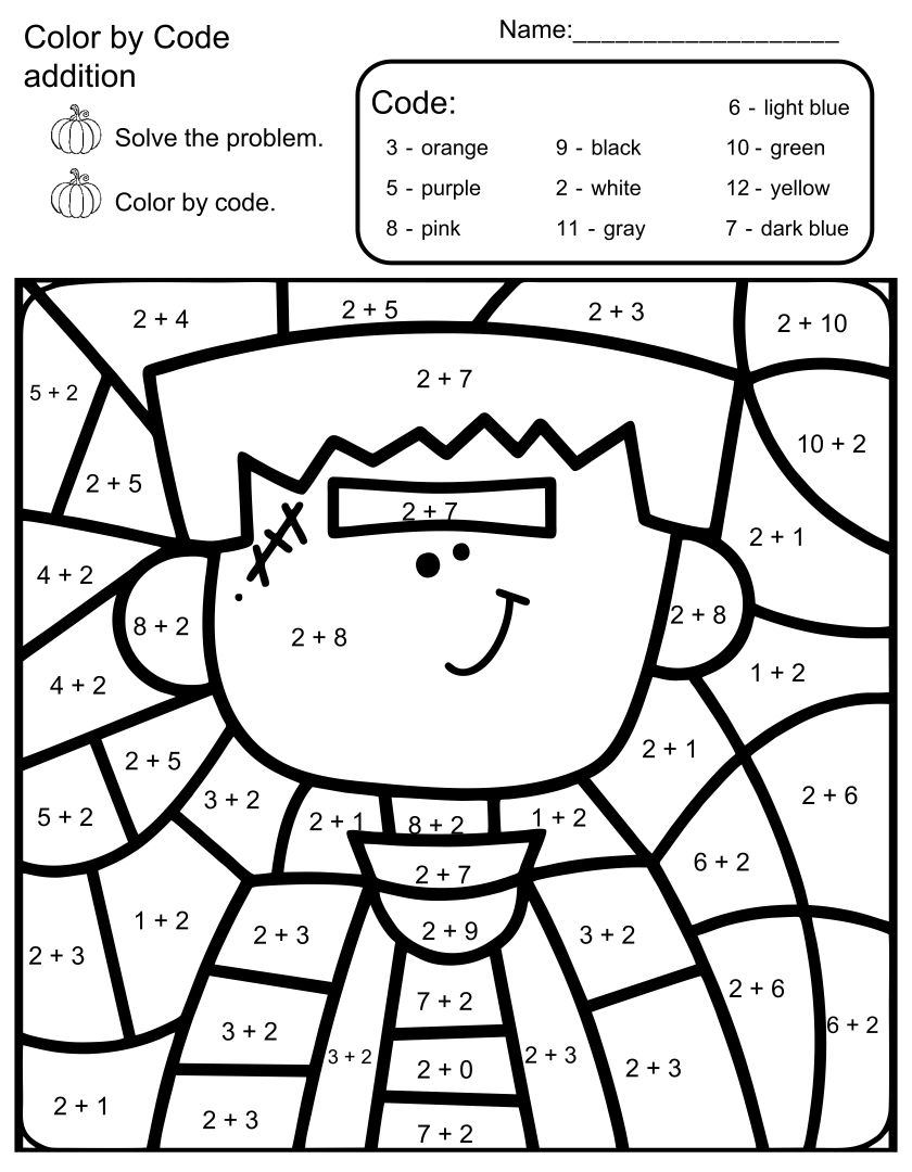Free Printable Halloween Math Worksheets Free Printable Halloween Math Worksheets