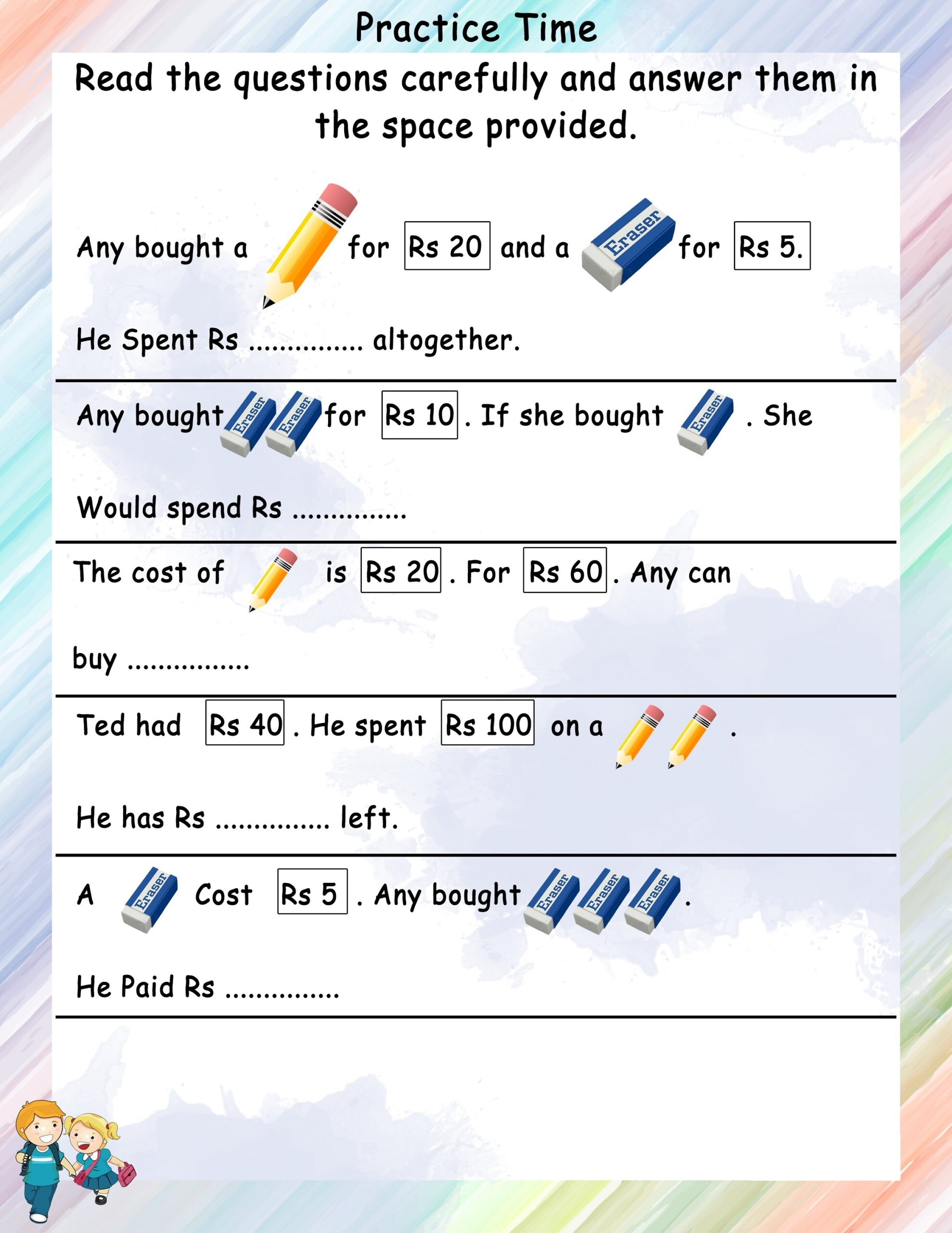 Homeschooling Printable Worksheets