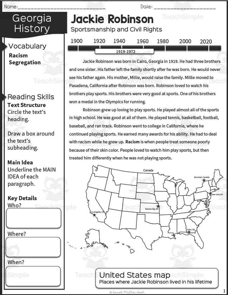Free Jackie Robinson Worksheet 2nd Grade Download Free Jackie Free Jackie Robinson Worksheet 2nd Grade Download Free Jackie