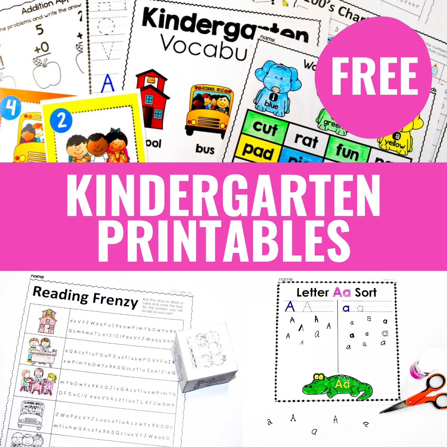 Free Printables Kindergarten Worksheets Free Printables Kindergarten Worksheets