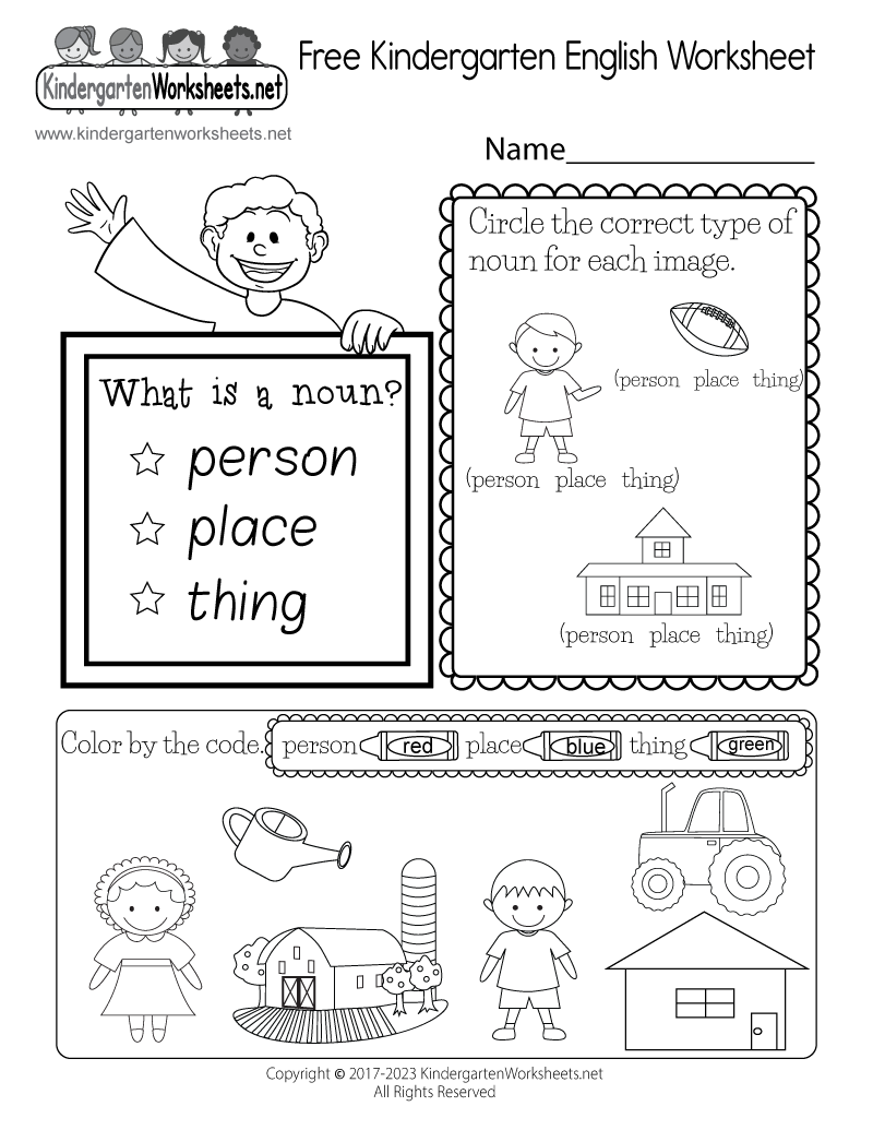 Printable English Worksheets Printable English Worksheets