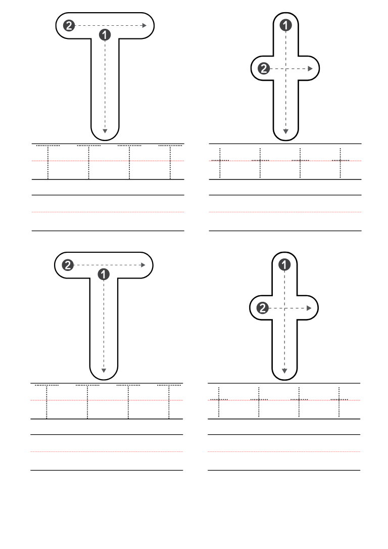 Free Kindergarten Letter T Worksheets Printable PDF Free Kindergarten Letter T Worksheets Printable PDF
