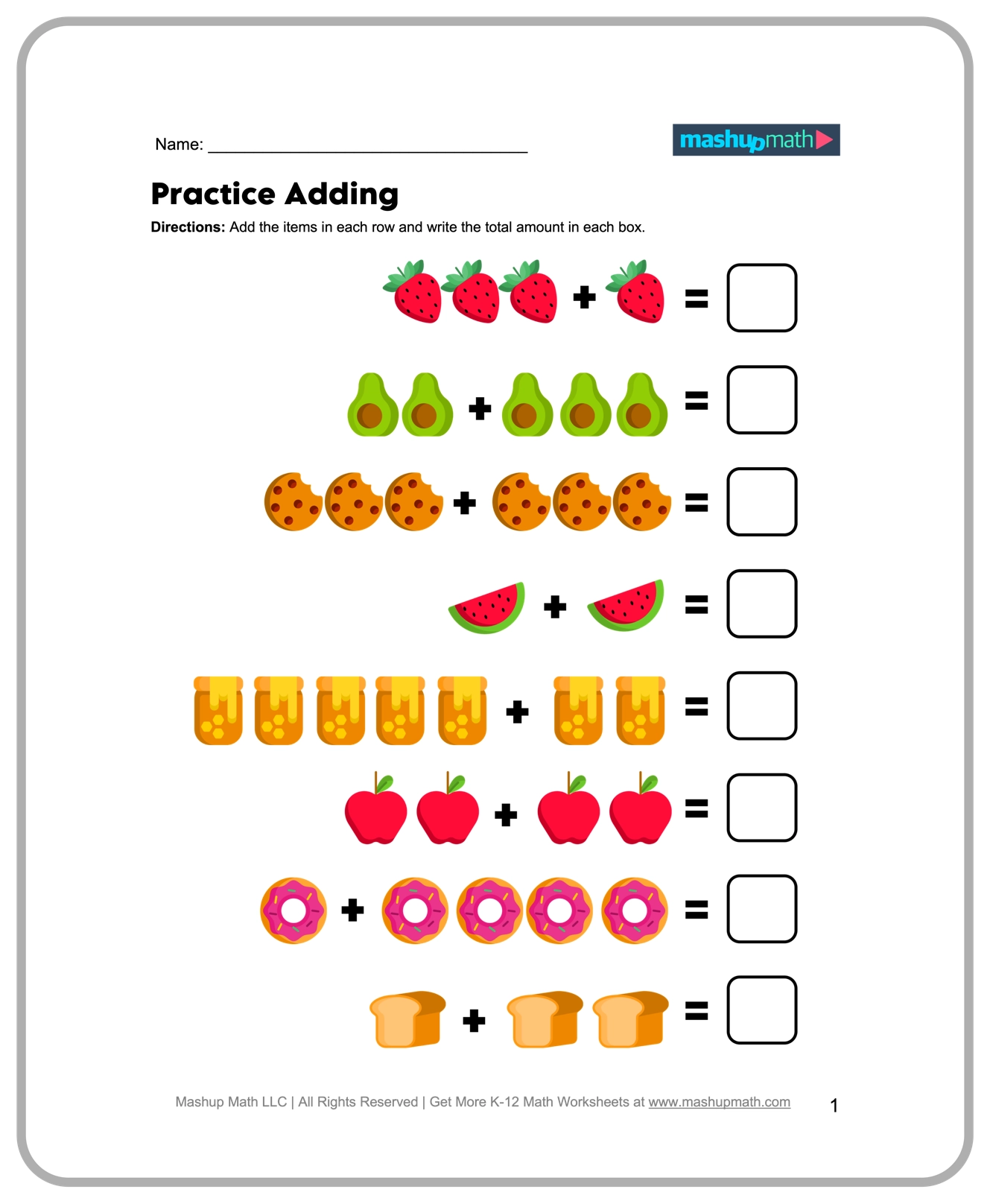 Free Printable Math Worksheets For Preschool Free Printable Math Worksheets For Preschool