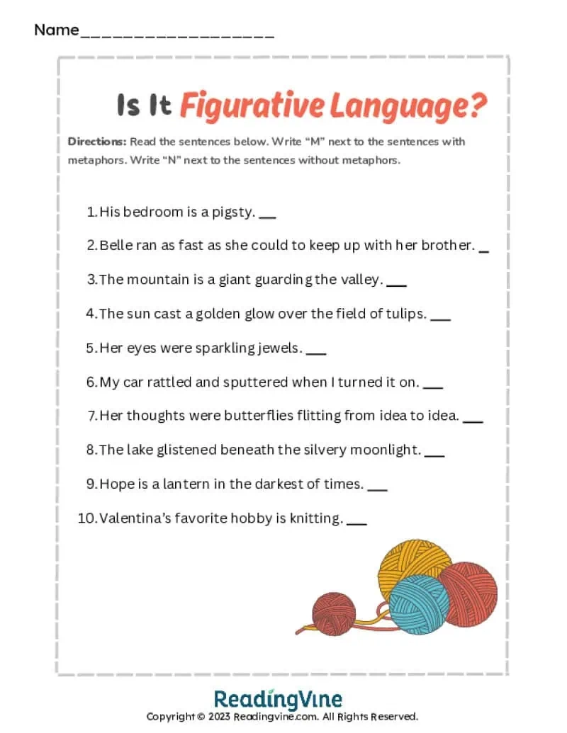 Free Language Arts Printable Worksheets Free Language Arts Printable Worksheets