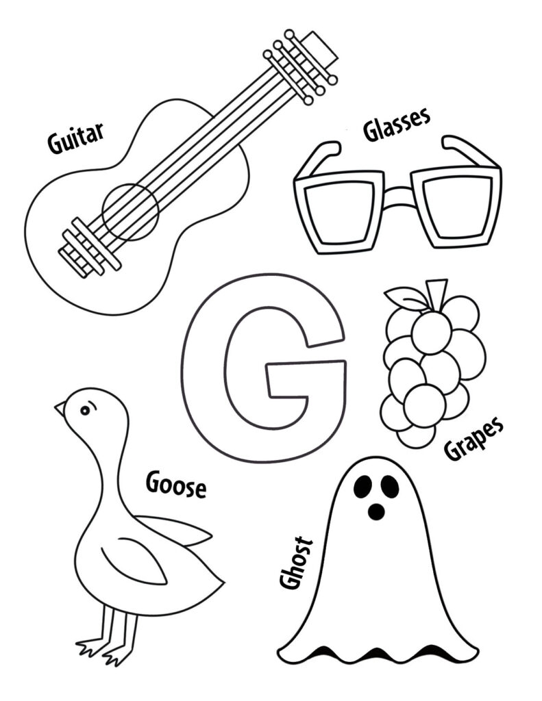 Letter G Worksheet Free Printable Letter G Worksheet Free Printable