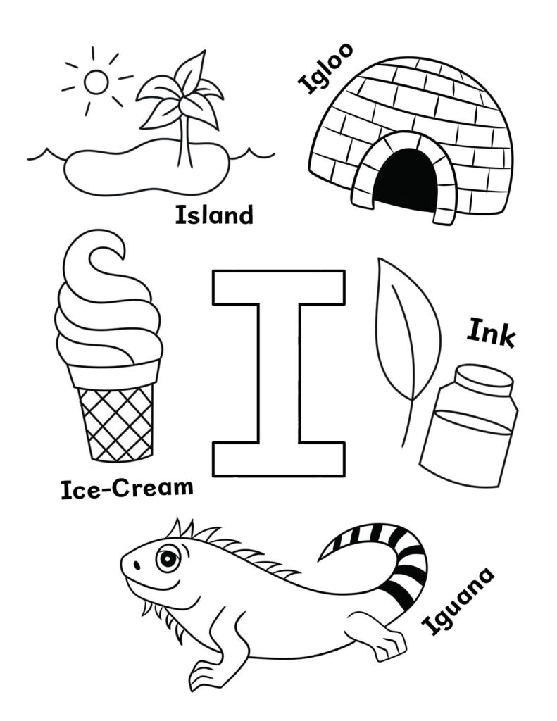 Free Letter I Worksheets For Preschool The Hollydog Blog Free Letter I Worksheets For Preschool The Hollydog Blog